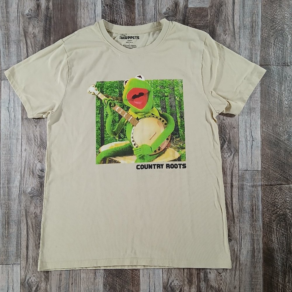 Disney Muppets Kermit Shirt Men Size L